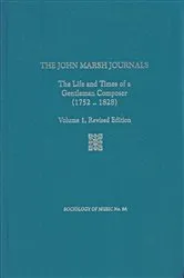 Book cover of The John Marsh Journals, Volume I (Revised Edition) by Brian Robins