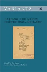 Book cover of The Journal of the European Society for Textual Scholarship by Unknown
