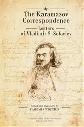 Book cover of The Karamazov Correspondence by Vladimir S. Soloviev