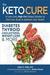 Book cover of The Keto Cure by Adam Nally