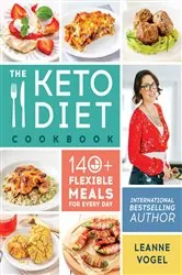 Book cover of The Keto Diet Cookbook by Leanne Vogel