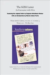Book cover of The KISS Letter: An Encounter with Elvis by Marcie Cohen Ferris