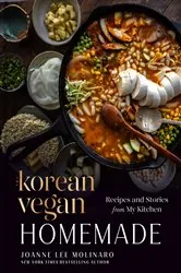 Book cover of The Korean Vegan: Homemade by Joanne Lee Molinaro
