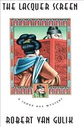 Book cover of The Lacquer Screen by Robert van Gulik