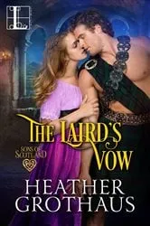 Book cover of The Laird’s Vow by Heather Grothaus