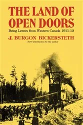 Book cover of The Land of Open Doors by J. Burgon Bickersteth