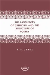 Book cover of The Languages of Criticism and the Structure of Poetry by Crane, Ronald, S.