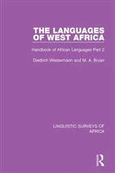 Book cover of The Languages of West Africa by Diedrich Westermann
