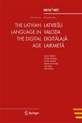 Book cover of The Latvian Language in the Digital Age by Georg Rehm