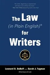 Book cover of The Law (in Plain English) for Writers (Fifth Edition) (5th ed.) by Leonard D. DuBoff