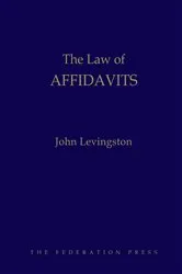 Book cover of The Law of Affidavits by John Levingston
