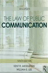 Book cover of The Law of Public Communication (9th ed.) by Unknown
