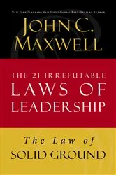 Book cover of The Law of Solid Ground by John C. Maxwell