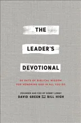 Book cover of The Leader's Devotional by David Green