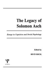 Book cover of The Legacy of Solomon Asch by Irvin Rock
