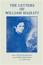 Book cover of The Letters of William Hazlitt by William Hazlitt