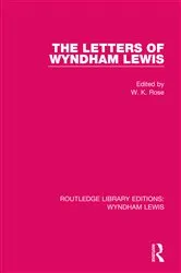 Book cover of The Letters of Wyndham Lewis by Unknown