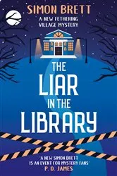 Book cover of The Liar in the Library by Simon Brett