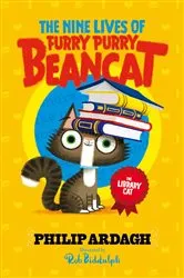 Book cover of The Library Cat by Philip Ardagh