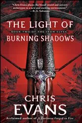 Book cover of The Light of Burning Shadows by Chris Evans
