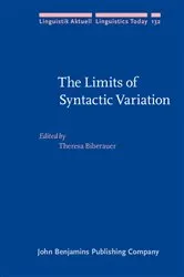 Book cover of The Limits of Syntactic Variation by Unknown