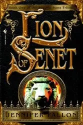 Book cover of The Lion of Senet by Jennifer Fallon