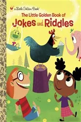 Book cover of The Little Golden Book of Jokes and Riddles by Peggy Brown