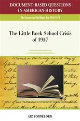 Book cover of The Little Rock School Crisis of 1957 by Liz Sonneborn
