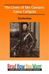 Book cover of The Lives of the Caesars by Suetonius