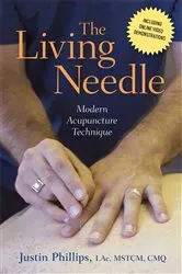 Book cover of The Living Needle by Justin Phillips