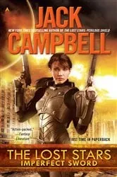 Book cover of The Lost Stars: Imperfect Sword by Jack Campbell