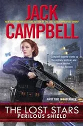Book cover of The Lost Stars: Perilous Shield by Jack Campbell