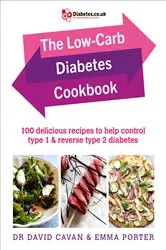 Book cover of The Low-Carb Diabetes Cookbook by Unknown