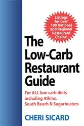 Book cover of The Low-Carb Restaurant by Unknown