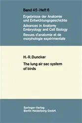 Book cover of The Lung Air Sac System of Birds by Hans-Rainer Duncker