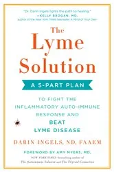 Book cover of The Lyme Solution by Darin Ingels