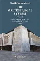 Book cover of The Maltese Legal System, Volume 2A by David Joseph Attard