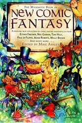 Book cover of The Mammoth Book of New Comic Fantasy by Mike Ashley