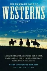 Book cover of The Mammoth Book of Westerns by Jon E. Lewis
