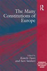 Book cover of The Many Constitutions of Europe by Suvi Sankari