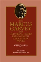 Book cover of The Marcus Garvey and Universal Negro Improvement Association Papers, Vol. III by Marcus Garvey