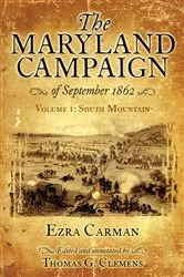Book cover of The Maryland Campaign of September 1862, Volume I by Ezra Carman