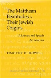 Book cover of The Matthean Beatitudes in Their Jewish Origins by Hemchand Gossai