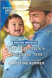 Book cover of The Maverick's Surprise Son by Christine Rimmer