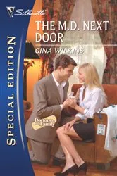 Book cover of The M.D. Next Door by Gina Wilkins