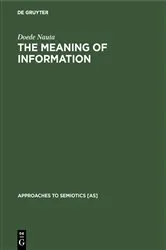 Book cover of The Meaning of Information by Unknown