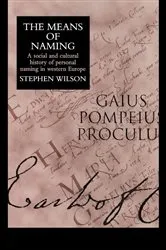 Book cover of The Means Of Naming by Stephen Wilson