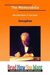 Book cover of The Memorabilia Recollections of Socrates by Xenophon