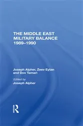 Book cover of The Middle East Military Balance 1989-1990 by Unknown