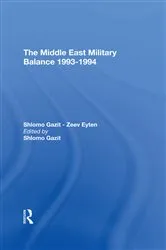 Book cover of The Middle East Military Balance 19931994 by Shlomo Gazit